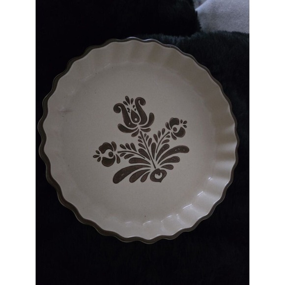 Pfaltzgraff Other - Vintage Pfaltzgraff Village 9 Inch Quiche Baking Dish Stoneware #233 Made in USA